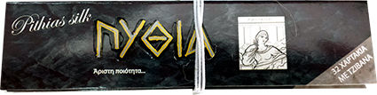 Pythia Black Cigarette Rolling Papers King Size with Cone Tips 32 sheets 1pcs
