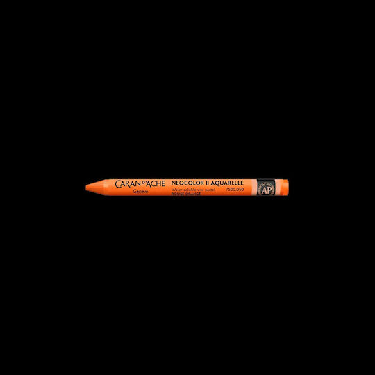 Caran D’ache Κραιγιον Κερινο Ακουαρελας Neocolor Ii Flame Κοκκινο 10 Τεμαχια