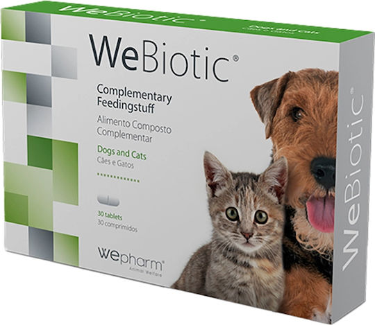Wepharm WeBiotic Multivitamins for Dogs and Cats in Tablets 30 tabs for Gastrointestinal Disorders