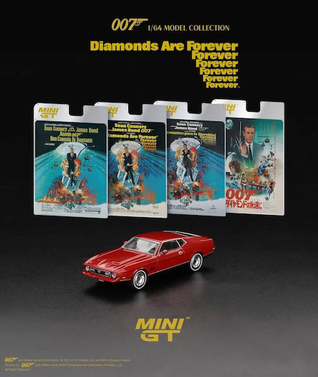 Mini Gt 1/64 1971 Ford Mustang Mach 1 *diamonds Are Forever*