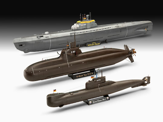 Revell 70 Jahre Deutsche Bundeswehr Wilhelm Bauer Typ 206a Klasse 2 Maßstab 1:144 05186