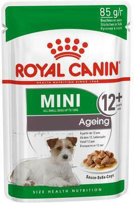 Royal Canin Mini Ageing 12+ Hrana Umedă Pentru Câini Seniori În Conservă Cu Carne Și Păsări De Curte 12x85gr
