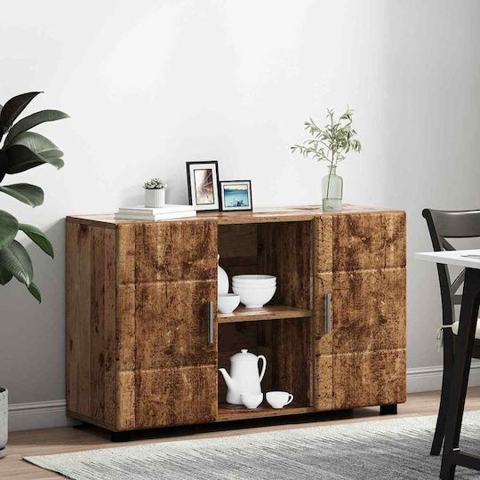 Sideboard Wooden Old Wood 88.5x30.5x55.5cm