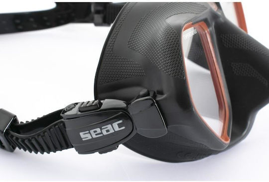 Seac Raptor Tauchmasken Aus Silikon Schwarz
