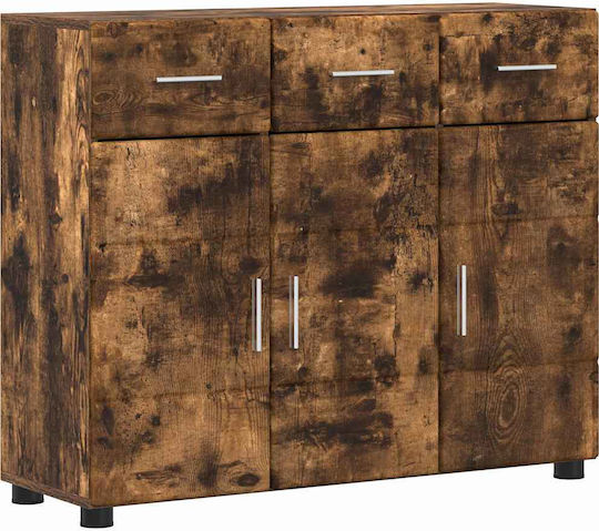 Μπουφές Ξύλινος Καπνιστό Δρύς 88.5x30.5x73cm