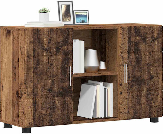Sideboard Wooden Old Wood 88.5x30.5x55.5cm