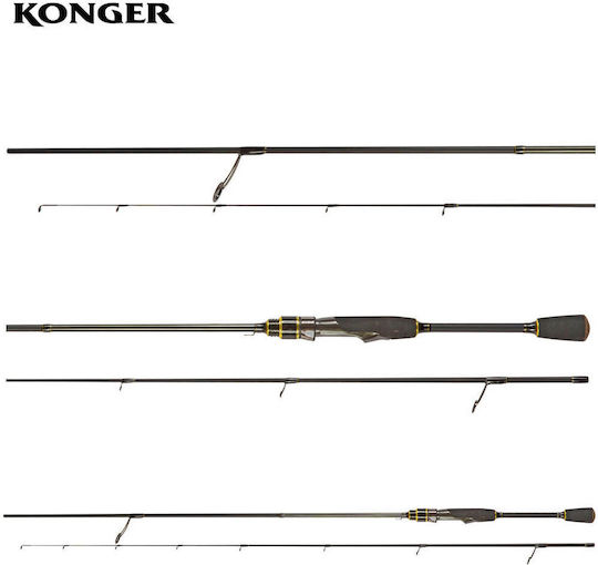Konger Vistar Spin Η Angelrute für Spinnfischen 2.40m 8-35gr