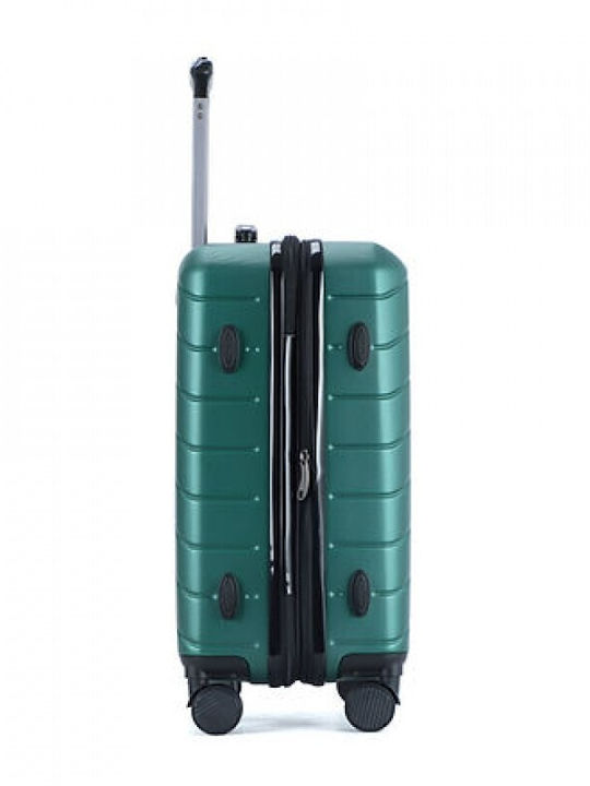 Lavor Large Travel Suitcase Hard Green with 4 Wheels Height 75cm 1-601