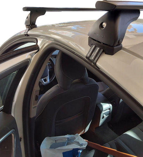 Nordrive Μπάρες Οροφής Αλουμινίου για Volvo S60 2010-2018 (Σετ με πόδια)
