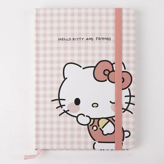 Hello Kitty Schreibwaren-Set A5 Notizbuch + Lesezeichen