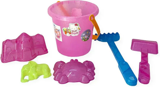 Комплект Плажни Игри Chippo 2262122-a Hello Kitty Стикери 6 Бройки 16x16 См Розов