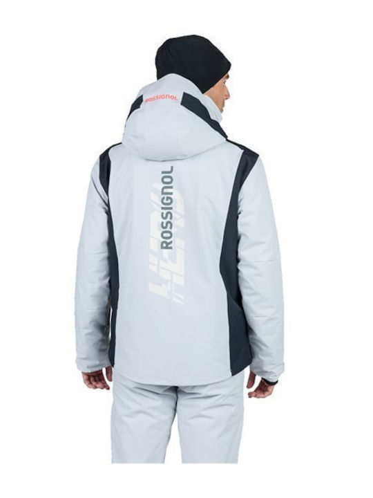 Rossignol Hero RLNMJ18-234-23Q Ανδρικό Μπουφάν για Σκι & Snowboard Γκρι