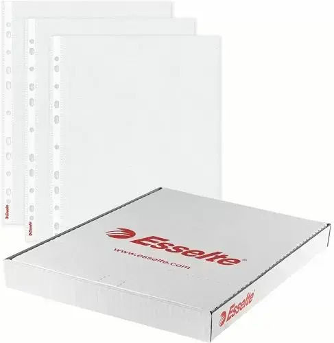 Esselte Document Pocket #220464117 Dc A4 85 Micron 100 Pcs Transparent Matte