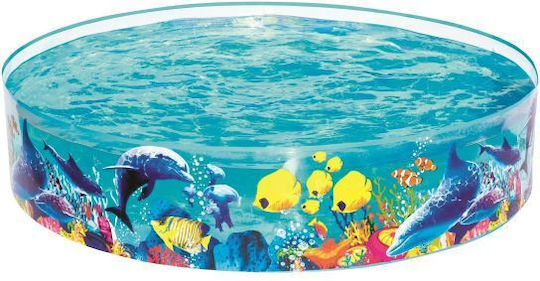 Bestway Piscină Rotundă Pentru Copii PVC Gonflabilă Sea-Life-Pool 749lt