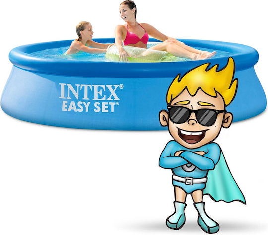 Intex Easy Set Round Swimming Pool PVC 1942L Inflatable 244x61cm