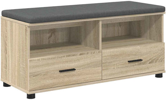 Eingangsmöbel mit Bank Sonoma Oak 100x38x46cm
