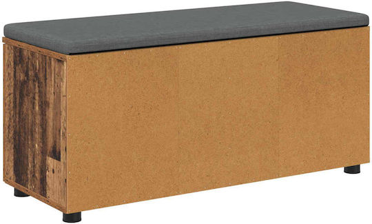 Mobilier de Intrare cu Bancă Old Wood 100x38x46cm