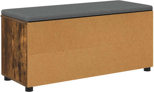 Eingangsmöbel mit Bank Smoked Oak 100x38x46cm