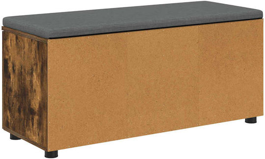 Eingangsmöbel mit Bank Smoked Oak 100x38x46cm