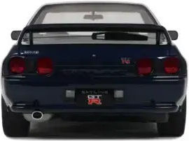 Machetă Mașină Nissan Skyline GT-R BNR32 Albastru Perlat Închis TH1 1993 1:18 Otto Models OT1199