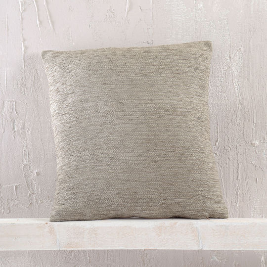 Rythmos Hansel Ριχτάρι Πολυθρόνας Chenille 180x160εκ. Ανοιχτό Μπεζ