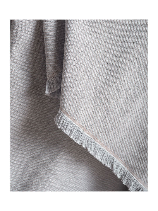 Rythmos Reve Armchair Throw Jacquard 180x160cm Gray