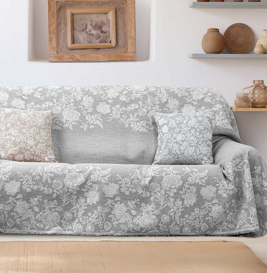 Madi Warmora Armchair Throw 170x180cm Gray