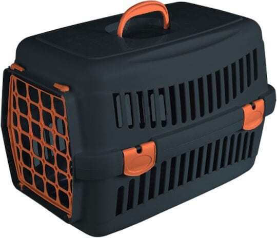 Black Dog Transport Cage 48x32.5x32.5cm
