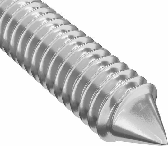 vidaXL Screw Hexagon Metallic with Length 6mm 12pcs