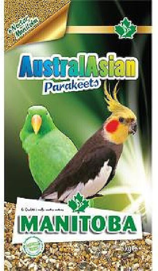 Manitoba AustralAsian Parakeets Τροφή για Μεγάλους Παπαγάλους για Mεσαίους και Mεγάλους Παπαγάλους 1kg