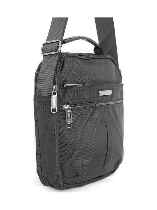Herrentasche Schulter / Crossbody Schwarz