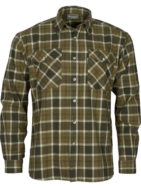 Langärmlig Flanell Hemd