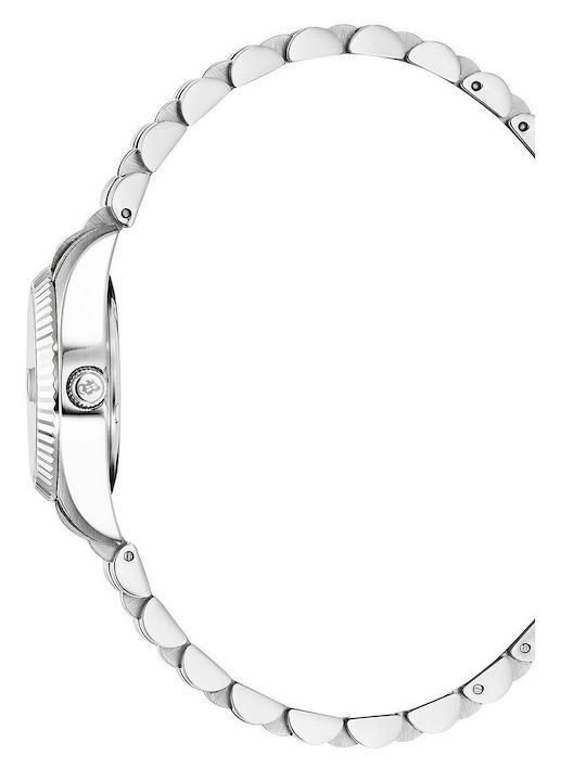 Swiss Women's Watch with Silver Metal Bracelet