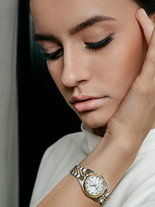 Women's Watch with Silver Metal Bracelet