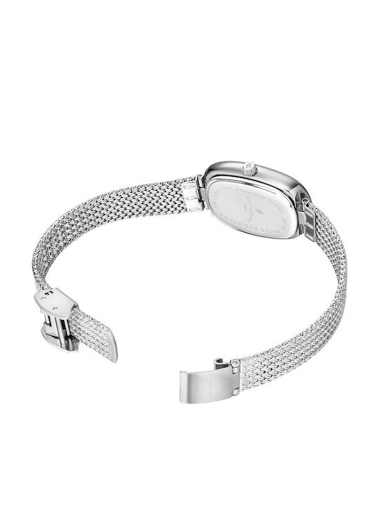 Swiss Women's Watch with Silver Metal Bracelet