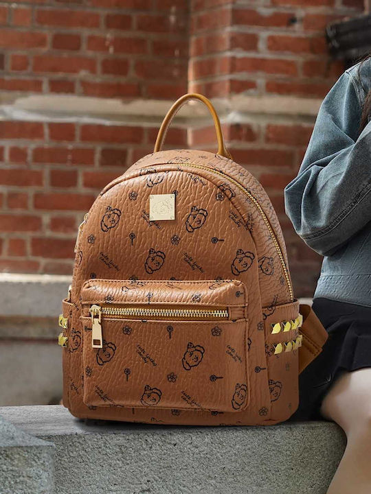 Women's Bag Backpack Brown