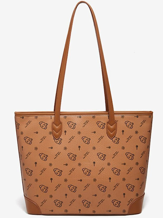 Women's Bag Shopper Shoulder Brown
