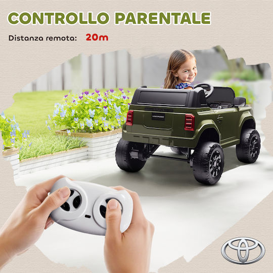Toyota Două Locuri Cu Telecomandă Licențiat 12 Volți Verde Pentru 3+ Ani