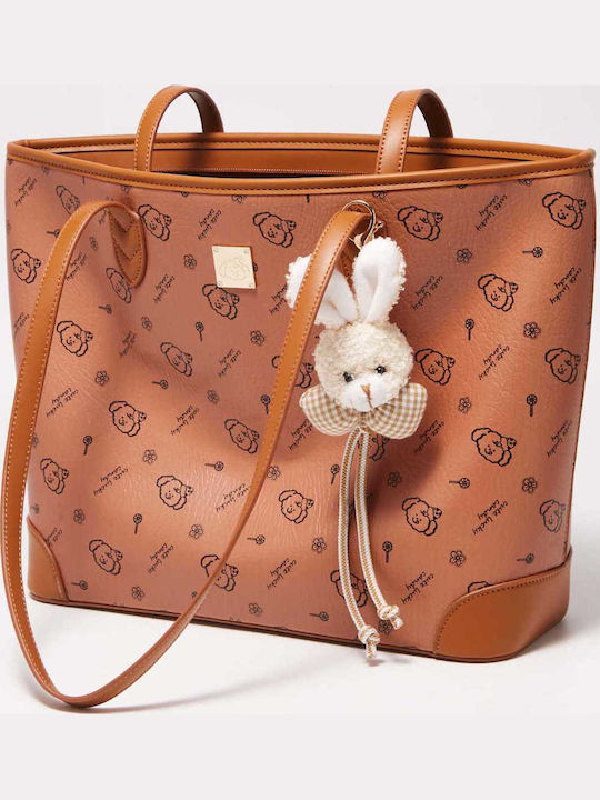 Women's Bag Shopper Shoulder Brown