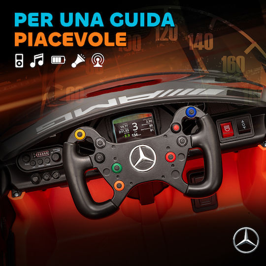 Mercedes-AMG Doppelsitzer mit Fernbedienung 12 Volt Orange