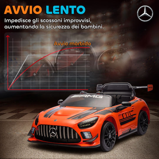 Mercedes-AMG Doppelsitzer mit Fernbedienung 12 Volt Orange