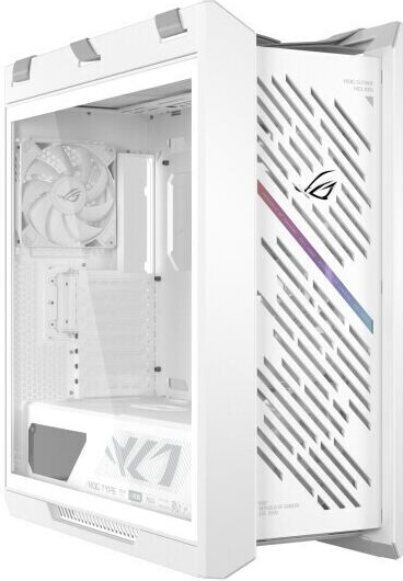 Asus ROG Strix Helios II Gaming Midi Tower Κουτί Υπολογιστή με Πλαϊνό Παράθυρο και RGB Φωτισμό Λευκό