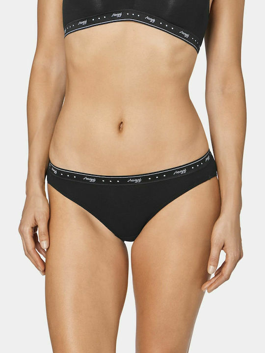 24/7 100 Mini Damen Slip Schwarz