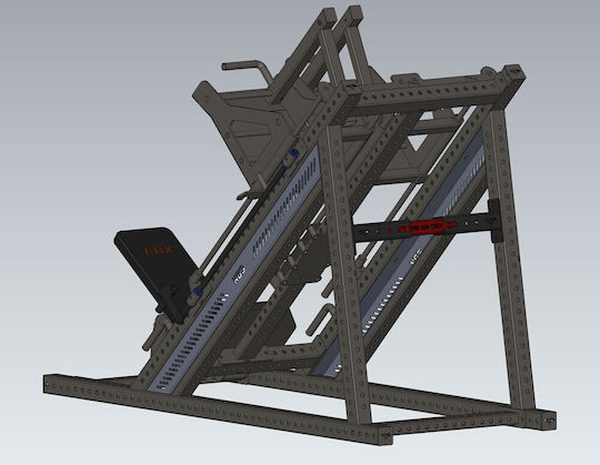 eBoxing EBX IronThrust 400 Πρέσα Ποδιών χωρίς Βάρη