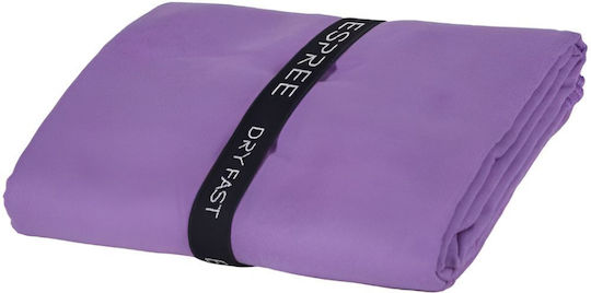 Espree Πετσέτα Microfiber Προσώπου 280gr/m² Μωβ 100x50εκ.