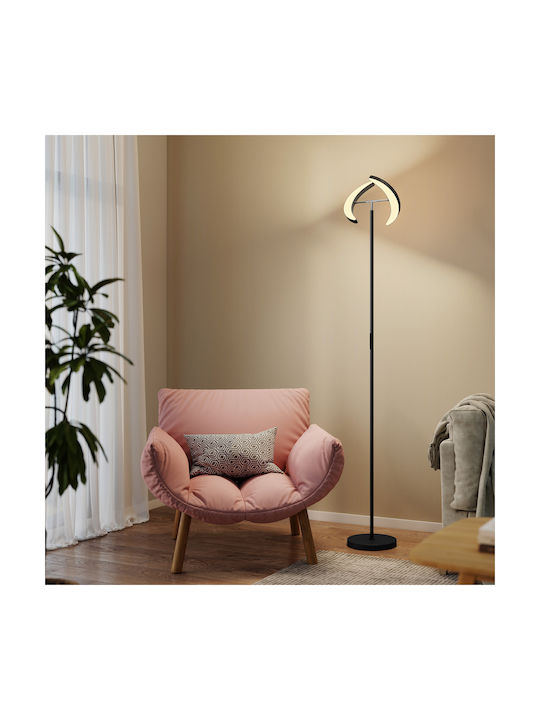 HomCom LED Φωτιστικό Δαπέδου Μαύρο HomCom LED Φωτιστικό Δαπέδου Μαύρο