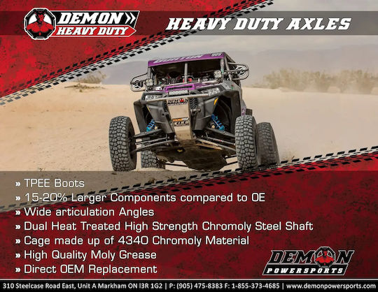 Demon Powersports Άξονας Τροχού Μοτοσυκλέτας