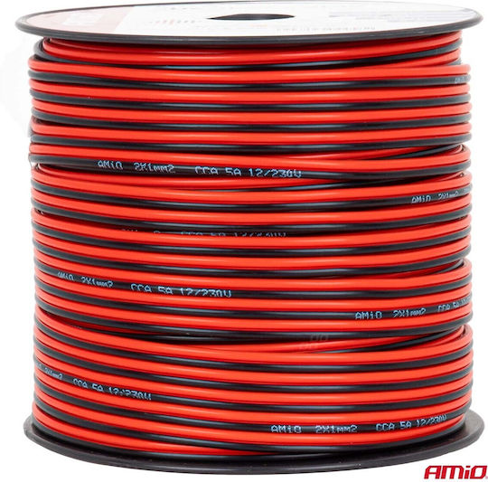 AMiO Kabel 6,3mm Stecker - 6,3mm Stecker 100m (04458)