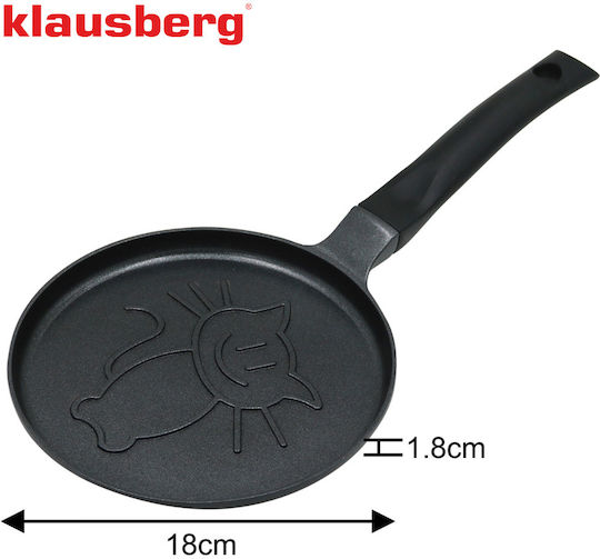 Klausberg Тиган за палачинки от Алуминий 18см