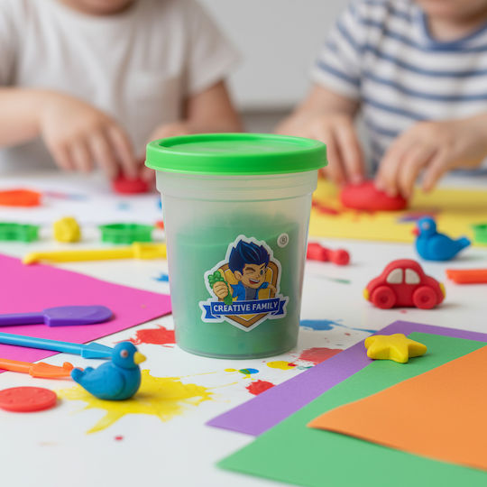 Zanna Toys Πλαστελίνη Πράσινη για 3+ Ετών
